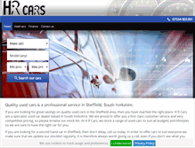 Tablet Screenshot of hrcars.co.uk